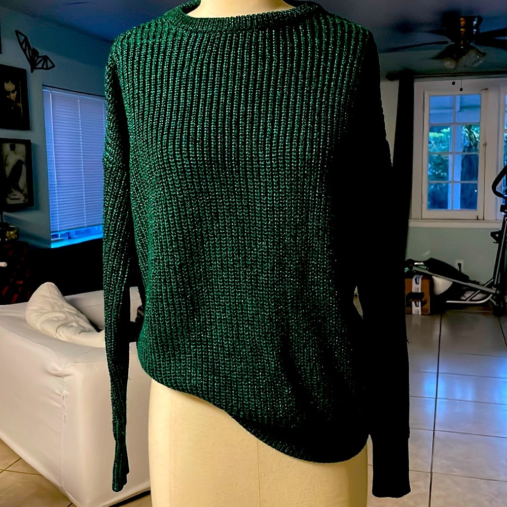 American Apparel metallic sweater